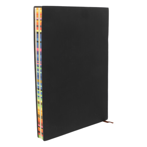 Mlins Rainbow Edge Notebook Work 21,00x14,50x1,40 Cm Schwarz