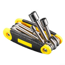 Compact Folding Socket Wrench Set Six Sizes For Home Improvement And Auto