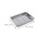 1Set Premium Backblech Mit Rost Antihaft Backform Silber 11