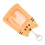 Cute Badge Holder PVC Gelb 1 1