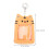 Cute Badge Holder PVC Gelb 1 3