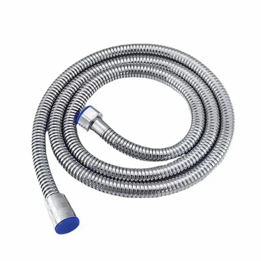 Shower Hose Stainless Steel Chrome G1/2Inch 1.5M/2M Flexible Tubing Silver 1Pc 9067246028282