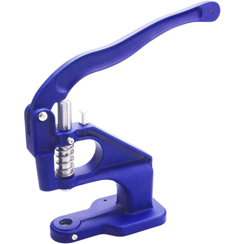 Manual Hand Press Machine Eyelet Snap Rivet Installer Cross Button Installation Tool For Sewing 1