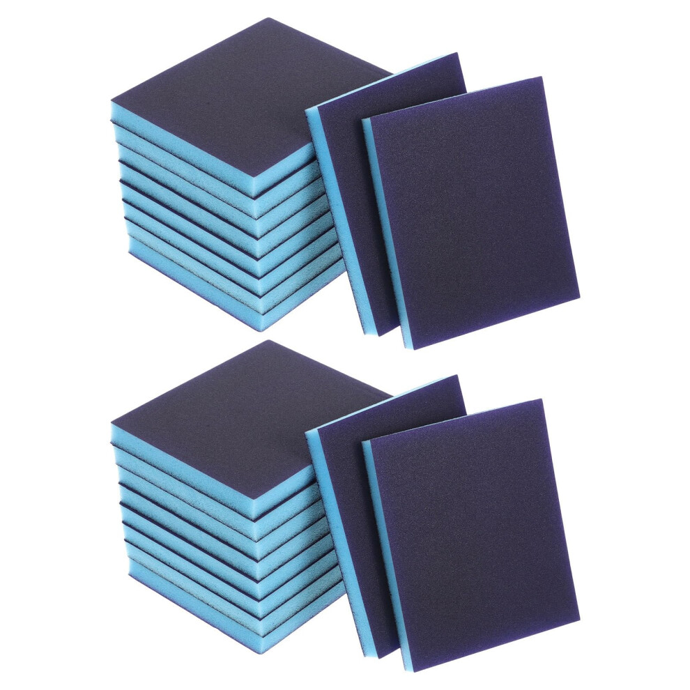 Drywall Sanding Sponge 20Pcs 180240 Grit Doublesided Silicon Carbide For Wall Finishing And Paint Stripping 9323874140179