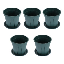 5 Sets Kunststoff Pflanzgefäße Für Garten Terrasse Außen