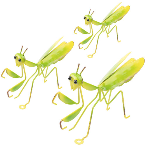3 Mantis Form Anhänger Eisen Für Garten 1