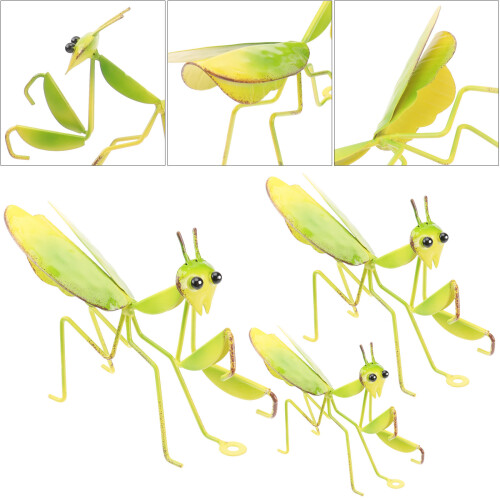 3 Mantis Form Anhänger Eisen Für Garten 2