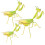 3 Mantis Form Anhänger Eisen Für Garten 5