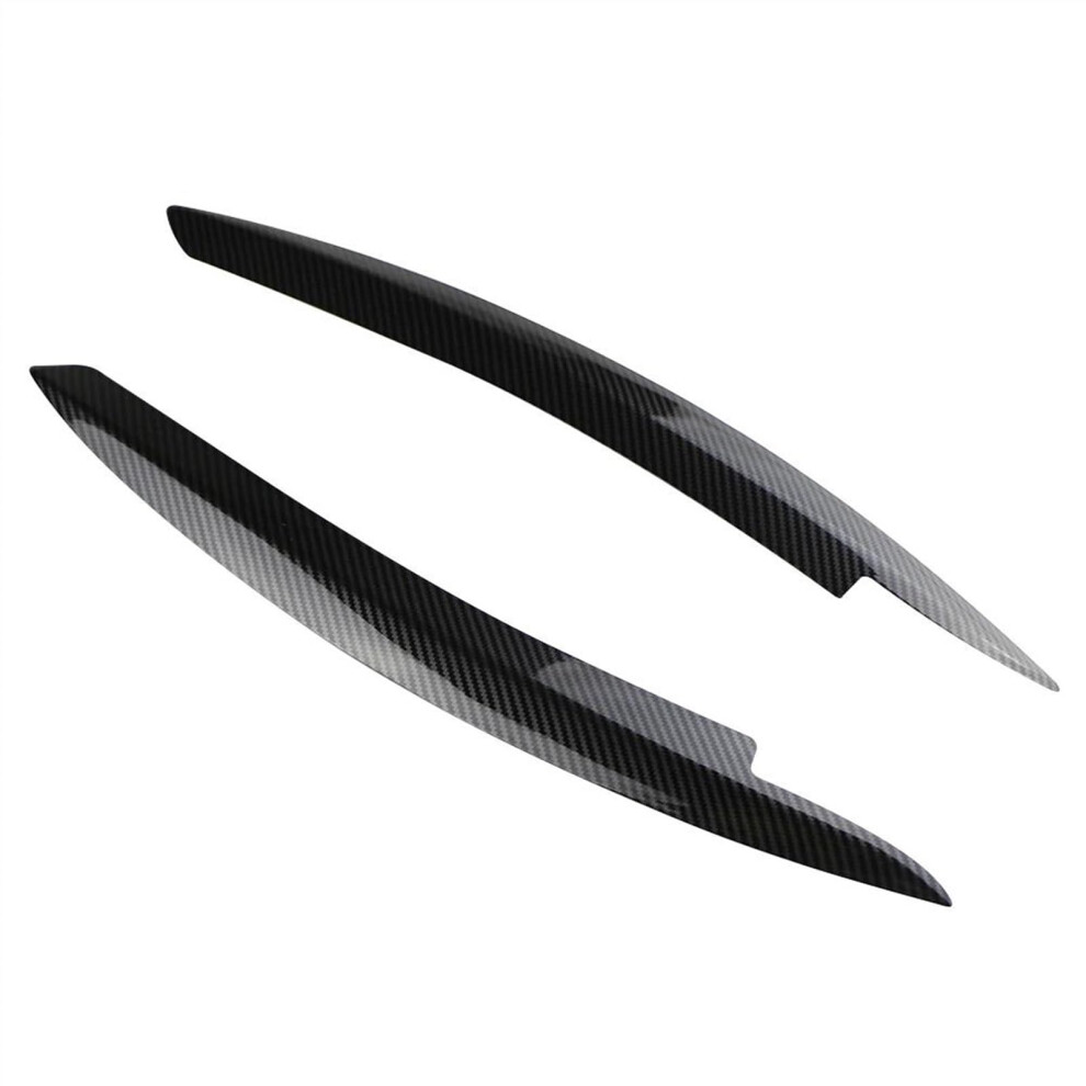 Headlight Eyelids For Golf 6 Mk6 Gti Gtd 20082013 Abs Carbon Fiber Headlight Eyebrow Trim Stickers Black 9105992342976