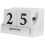 Holz Tischkalender Weiß 1 10