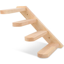 Climbing Cat Rack Holz Katzenkletterbrett Naturfarben 1 Paar