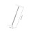 Welcome Sign Holder Displaying Cheer Telescoping Pole Silver 2