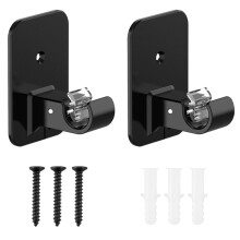 Supports de tringle à rideau polyvalents, 2 pièces, sans trous,