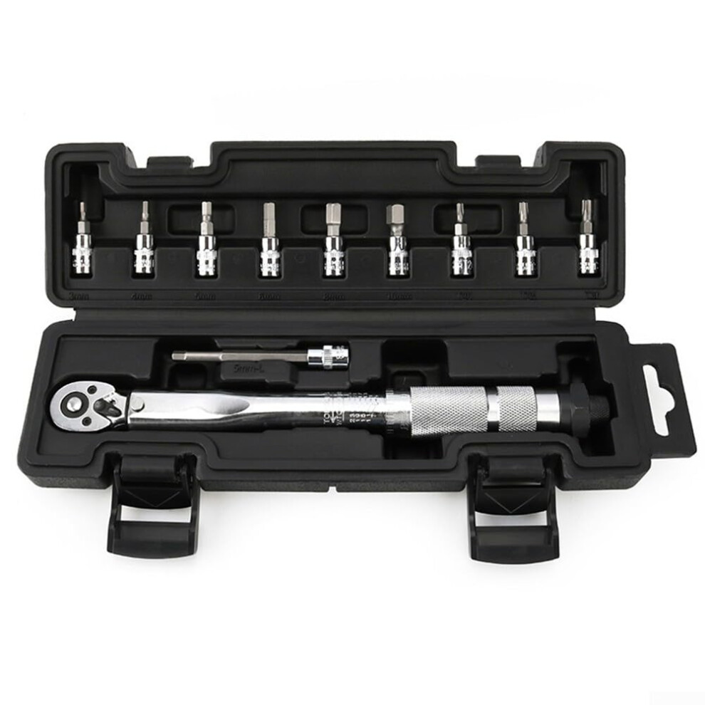 Adjustable Torque Wrenches 11Piece Complete Set, Toolbox Essential For Home Workshop 9339159405505
