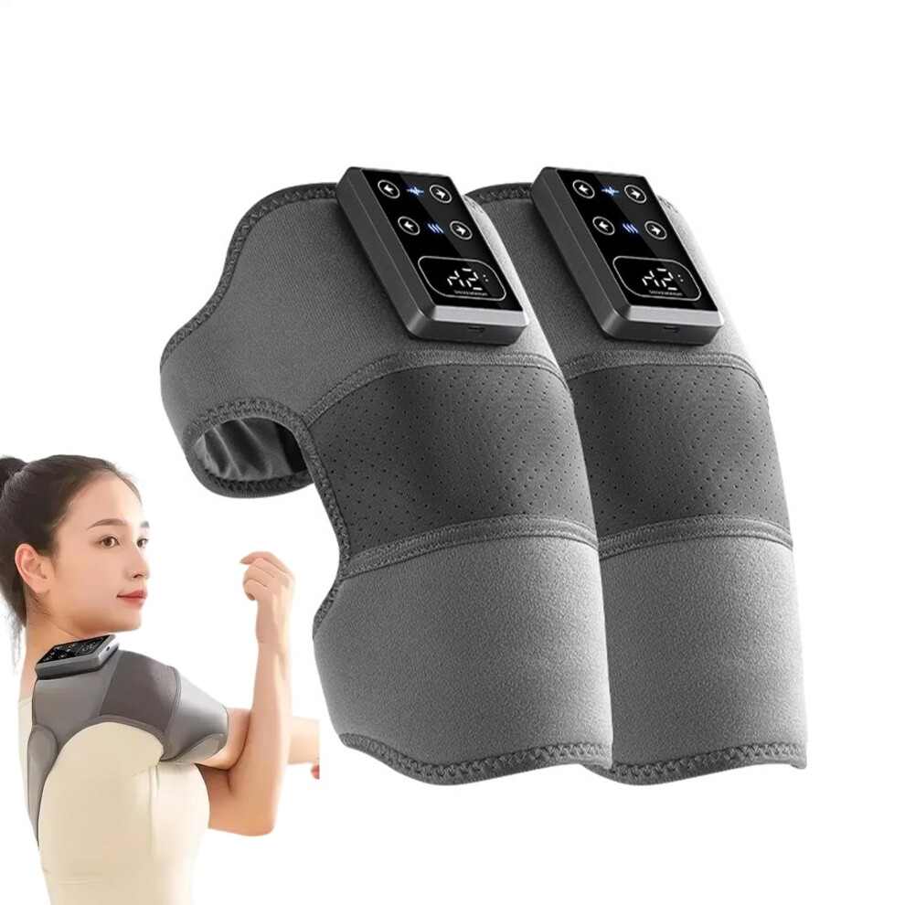Heated Knee Massager Electric Knee Wrap Brace Massage Pad With Five Heating Gears For Shoulders Elbows Calves Arms