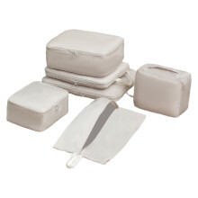 Practical Memory Cloth Garment Foldable-Offwhite 6piece se