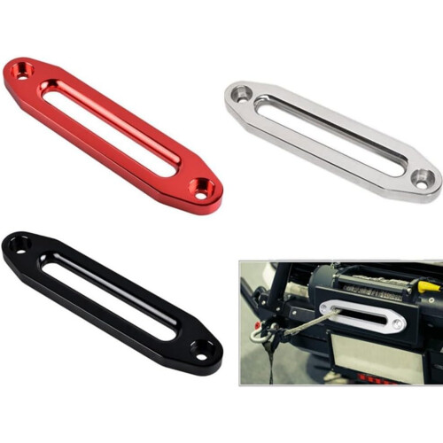 Offroad Winch Rope Aluminum Guide  Strength Nylon Red 2