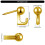 10Pcs Wall Hook Zinc Alloy Construction Strong Load-Bronze 4