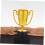 8Pcs Mini Trophy Gold Finish Lightweight Plastic Trophy For Classroom Rewards 3