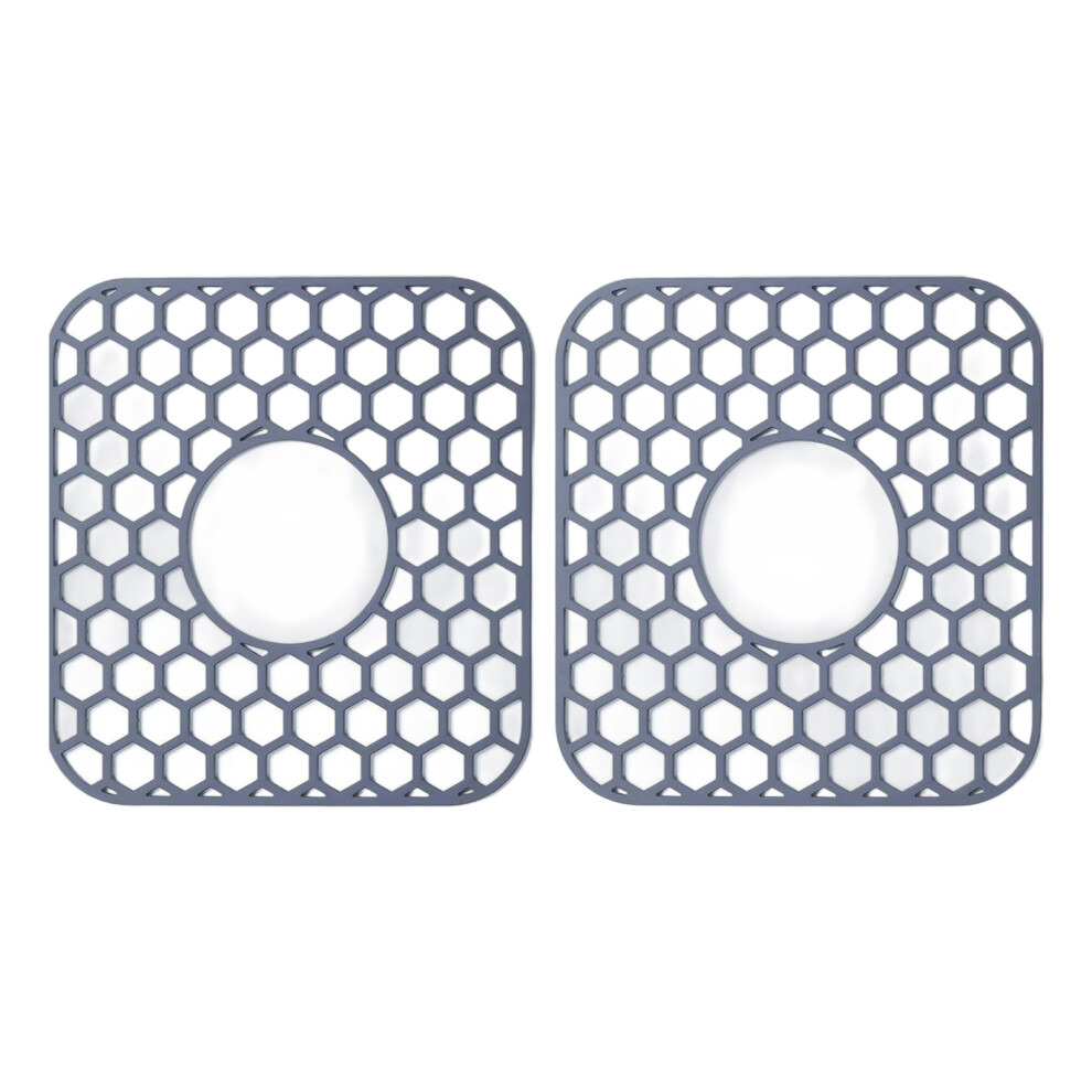 2 Piece Nonslip Silicones Sink Protectors Mat For Kitchen 7695000323032