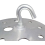 Metal Round Base Ceiling Hook 90mm Heavy Duty Chandelier Hook Fitting,2 Pieces 4
