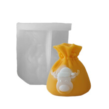 Gift Bag Candle Silicone Mold for Handmade Desktop Decoration-B