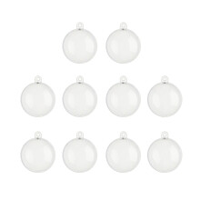Set of 10 Sweet Jar for Parties Transparent Candy-Round 5cm