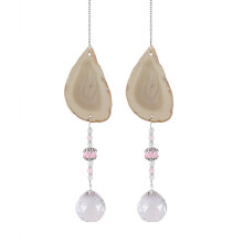 Onyxfragmentkristal, versterkt persoonlijke moed, beschermt tegen gevaar, ideaal cadeau voor diverse gelegenheden, elegante decoratie voor huis,