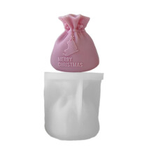 Gift Bag Silicone Mold Gypsum Epoxy Resin Aroma Candle Mould-C