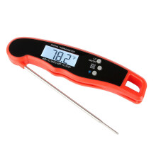 Thermomètre numérique professionnel, lecture ultra-rapide, affichage rétroéclairé rotatif automatique, indice de protection IP65, idéal pour la