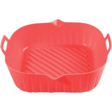 Revêtements en silicone réutilisables pour friteuse à air, assurant un nettoyage rapide et une compatibilité universelle, surface antiadhésive