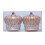 4Pcs Christmas Tree Decorations Crown Shape-Red and green 6