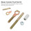 Flexible Master Cylinder Push Rod Kit 7-7.5in Adjustable Length 5
