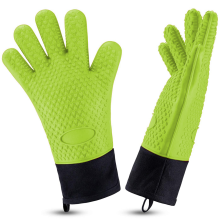 Gants résistants à la chaleur, maniques de cuisine en silicone double couche pour une manipulation flexible et un confort optimal, gants de