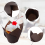 Ασφαλείς για φούρνο θήκες για cupcakes, όμορφος σχεδιασμός που προσθέτει γοητεία στα 3