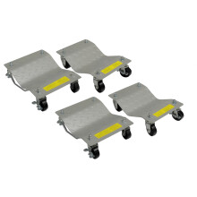 (Set of 4) Car Tyre Skate Wheel Dolly
