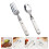 2 Pièces Couverts En Acier Inoxydable Pour Usage 3