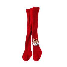 Christmas Baby Tights for Girls Soft Cotton Infant-Elk M