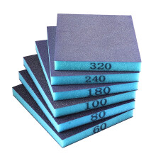 Polishing Sanding Sponge Block Pad Wet And Dry DualUse Washable Sandpaper Sponge For Furniture Wood Paint