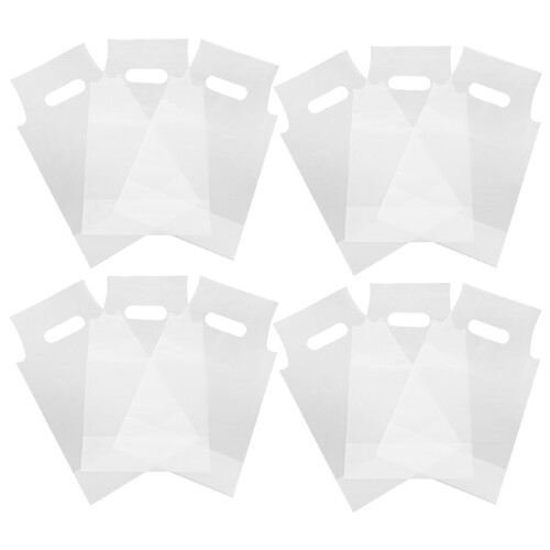 100Stk Transparente Trinkbeutel Mit Henkeln Für Getränke