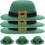 6 Pièces Chapeaux Pour Bouteille De Vin Saint Patrick Décoratifs 3