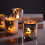 Silver Scented Candle Container Handmade Candle Glass Empty Jar 5