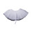 Victorian Collar Ruffled Tulle Renaissance Sheer Lapel-White 1