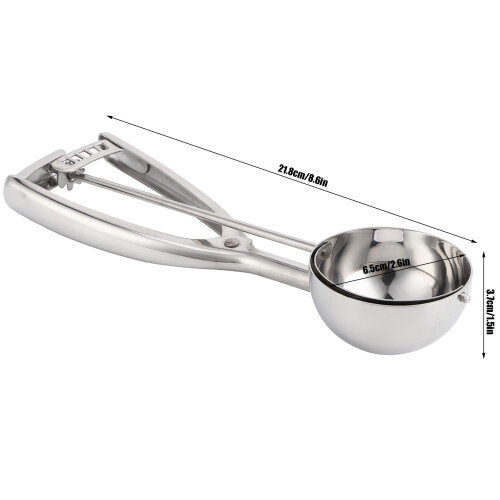 Multi-Function 304 Stainless Steel Ice Cream & Fruit Scoop J10189B 2