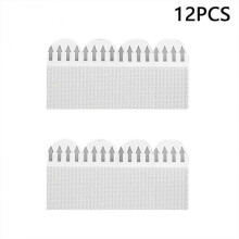 (16 x 29mm) 12-Pair Picture Hanging Strips Easy Removing Poster Wall Mounted Strips for Favorite Photos