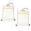 2Pcs Practical Hanging Scrolls Blank Calligraphy Paper for Painting 9