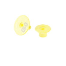100Pcs 1-100 Number Plastic Ear Tags For Goat Cattle Pig (Yellow)