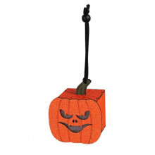 (Fangs) Small Halloween Pumpkins Lantern Handheld Scary Festival Decoration for Festival