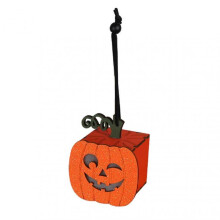 (Blink) Small Halloween Pumpkins Lantern Handheld Scary Festival Decoration for Festival