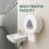 Mini Jumbo Toilet Rolls 12 Pack 150m White Paper 8